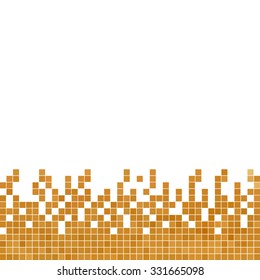 abstract vector square pixel mosaic background