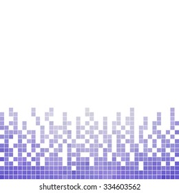abstract vector square pixel mosaic background