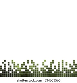 abstract vector square pixel mosaic background