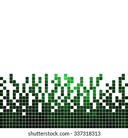abstract vector square pixel mosaic background