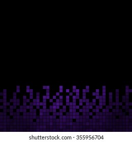 abstract vector square pixel mosaic background