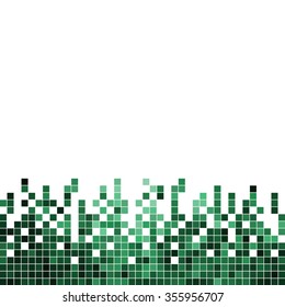 abstract vector square pixel mosaic background