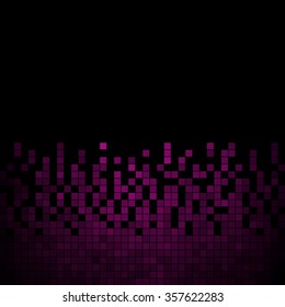 abstract vector square pixel mosaic background