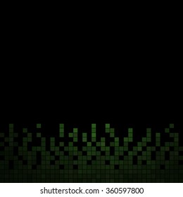 abstract vector square pixel mosaic background