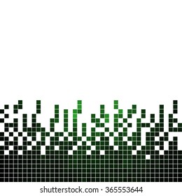 abstract vector square pixel mosaic background