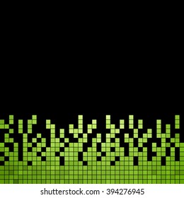 abstract vector square pixel mosaic background