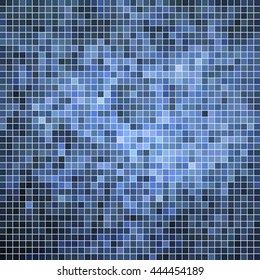 abstract vector square pixel mosaic background