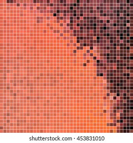 abstract vector square pixel mosaic background