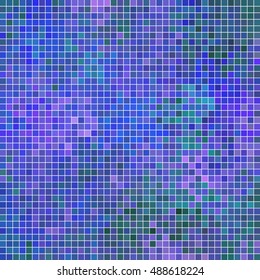 abstract vector square pixel mosaic background