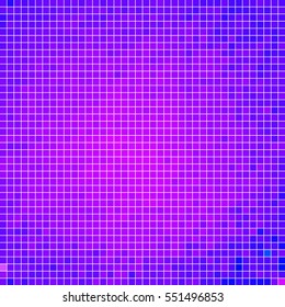 abstract vector square pixel mosaic background - purple and violet