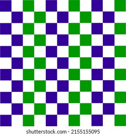 Abstract vector Squares green blue  background Checkered Lattice Pattern  green blue 