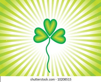abstract vector st. patricks day background vector illustration