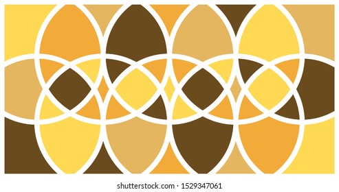 abstract vector stained glass mosaic