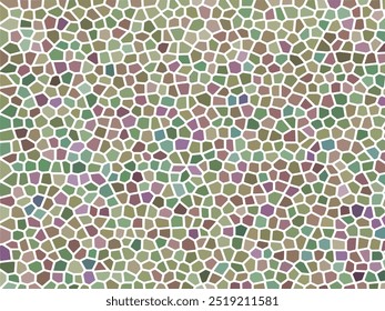 abstract vector stained glass mosaic background. the color is formed from gradations of army green