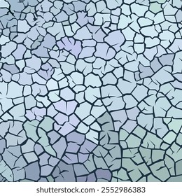 abstract vector stained glass mosaic background - blue and gray colors for decoration of interiors and scenes in abstract natural style