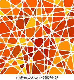 Abstract vector stained. Glass mosaic background.   orange and yellow