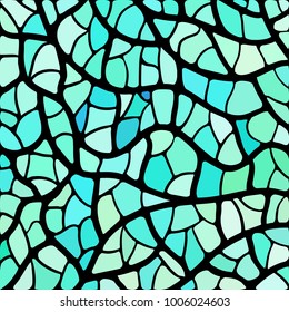 abstract vector stained-glass mosaic background