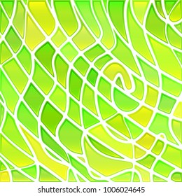abstract vector stained-glass mosaic background