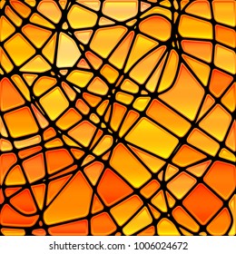 abstract vector stained-glass mosaic background