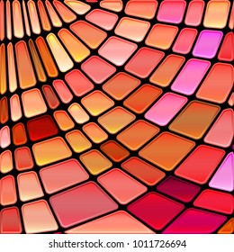 abstract vector stained-glass mosaic background