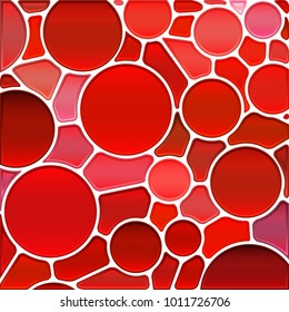 abstract vector stained-glass mosaic background