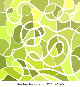 abstract vector stained-glass mosaic background