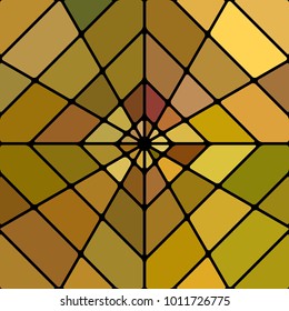 abstract vector stained-glass mosaic background