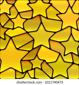 abstract vector stained-glass mosaic background
