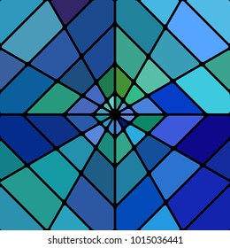abstract vector stained-glass mosaic background