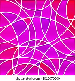 abstract vector stained-glass mosaic background