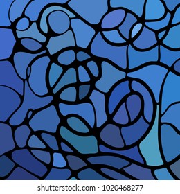 abstract vector stained-glass mosaic background