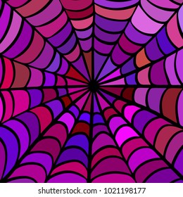 abstract vector stained-glass mosaic background