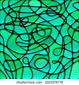 abstract vector stained-glass mosaic background