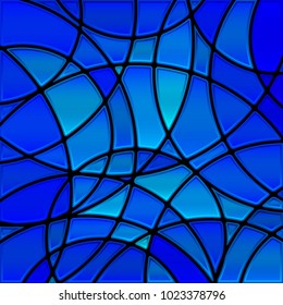abstract vector stained-glass mosaic background