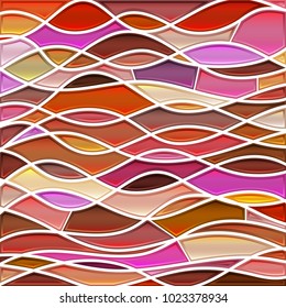 abstract vector stained-glass mosaic background