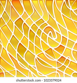 abstract vector stained-glass mosaic background