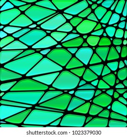 abstract vector stained-glass mosaic background