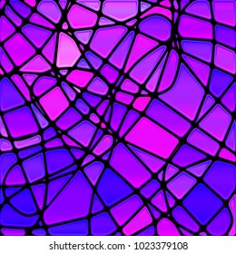 abstract vector stained-glass mosaic background