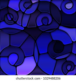 abstract vector stained-glass mosaic background