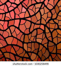 abstract vector stained-glass mosaic background