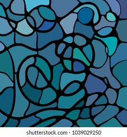 abstract vector stained-glass mosaic background