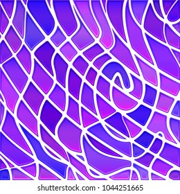 abstract vector stained-glass mosaic background