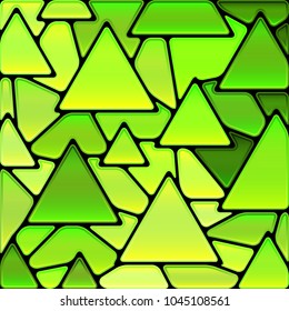 abstract vector stained-glass mosaic background