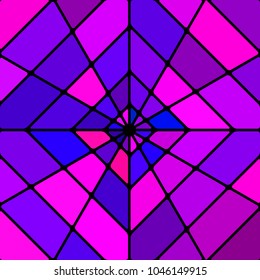 abstract vector stained-glass mosaic background
