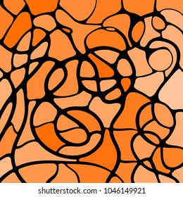 abstract vector stained-glass mosaic background