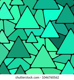 abstract vector stained-glass mosaic background