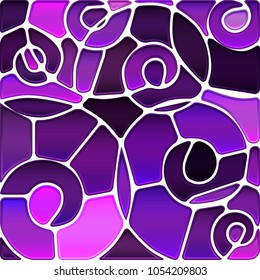 abstract vector stained-glass mosaic background