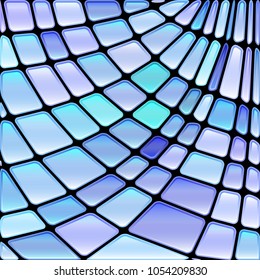 abstract vector stained-glass mosaic background