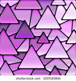 abstract vector stained-glass mosaic background