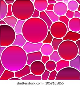 abstract vector stained-glass mosaic background